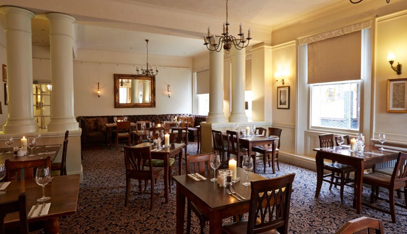 George Hotel By Greene King Inns 亨廷登 餐厅 照片